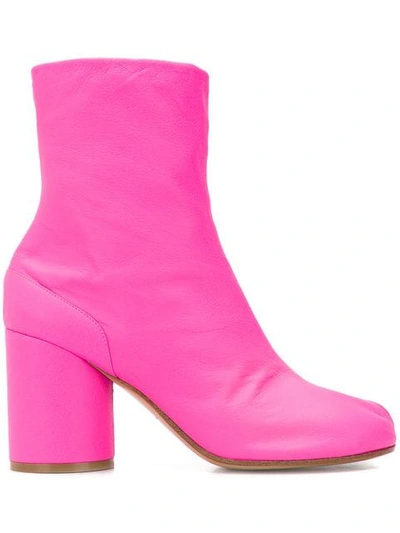 Shop Maison Margiela Tabi Boots In Pink