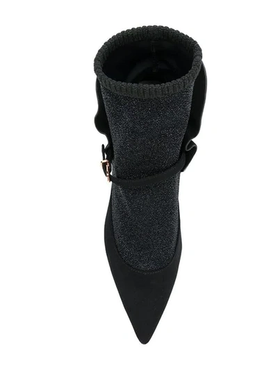 Shop Sophia Webster Lucia Ankle Boots In Black