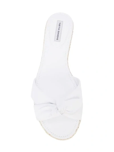 Shop Tabitha Simmons Heli Espadrille Sandals In White