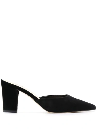 Shop Aeyde Signe Mules In Black