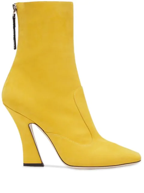 yellow booties