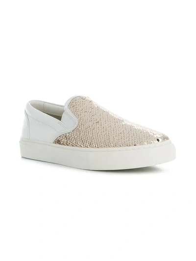 Shop Tory Burch Carter Slip-on Sneakers In White