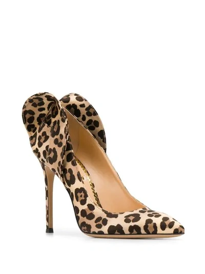 Shop Charlotte Olympia Blake Leopard Pumps In Brown