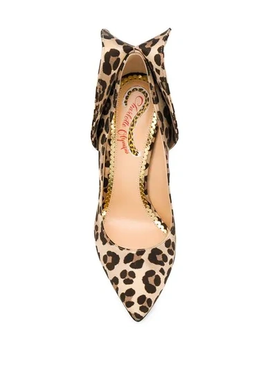 Shop Charlotte Olympia Blake Leopard Pumps In Brown