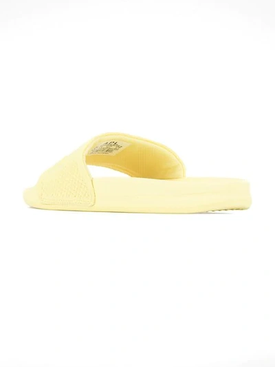 Shop Apl Athletic Propulsion Labs Big Logo Techloom Slides In Yellow