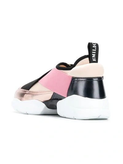 Shop Emilio Pucci City Slip-on Sneakers In Pink