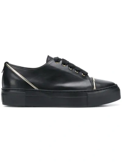 Shop Agl Attilio Giusti Leombruni Lace-up Sneakers In Black