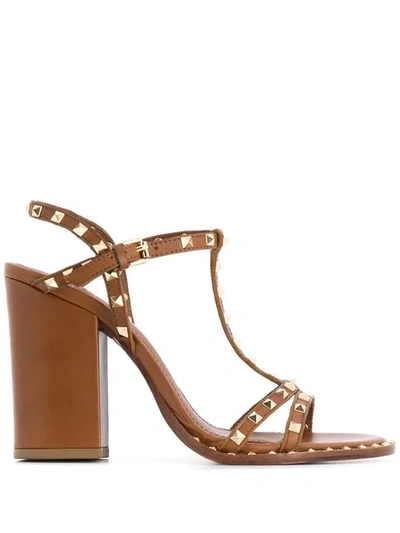 Shop Ash Lips Sandals In Brown