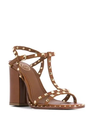 Shop Ash Lips Sandals In Brown
