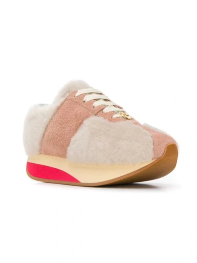 Shop Marni Bigfoot Sneakers In Pink