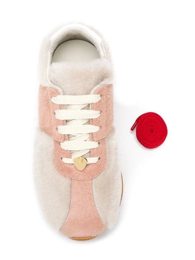 Shop Marni Bigfoot Sneakers In Pink