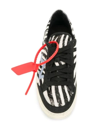 Shop Off-white 2.0 Arrow Vulcanized Sneakers In Black