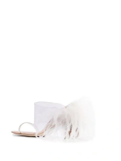 Shop Brother Vellies See-through Strappy Mule In White