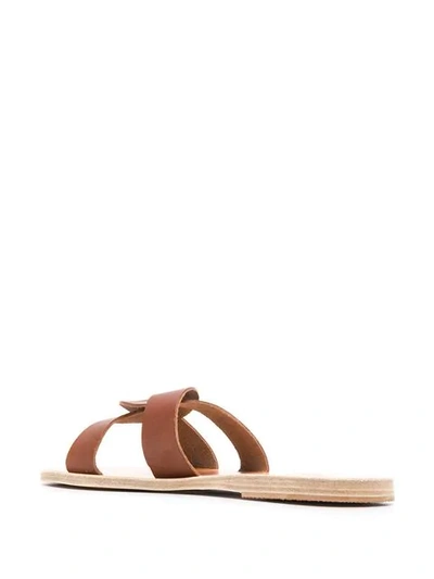 ANCIENT GREEK SANDALS DESMOS VACHETTA SANDALS - 棕色