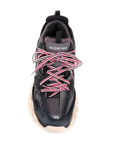 Balenciaga Track Logo-detailed Mesh And Rubber Sneakers In Black