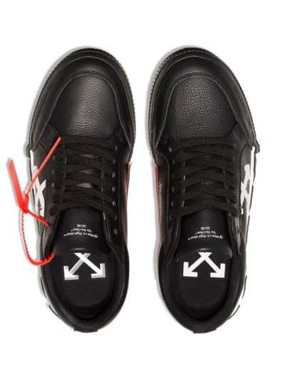 OFF-WHITE VULCANIZED LOW-TOP SNEAKERS - 黑色