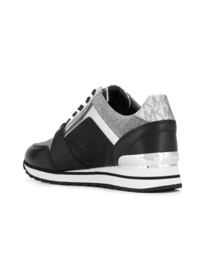 Shop Michael Michael Kors Billie Sneakers In Black