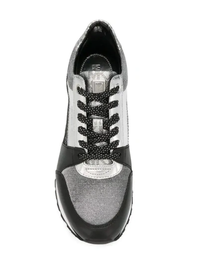 Shop Michael Michael Kors Billie Sneakers In Black