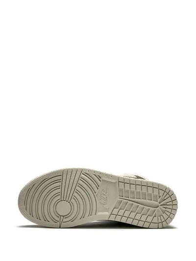 Jordan Air  1 High Zip Up Sneakers In Green