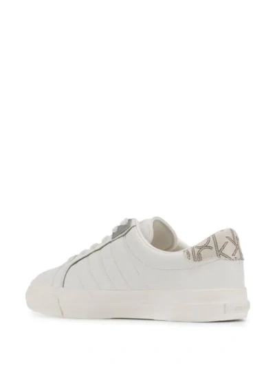 Shop Calvin Klein Vance Tumbled Sneakers In White