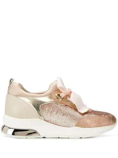 Shop Liu •jo Karlie Chunky Sneakers In Pink