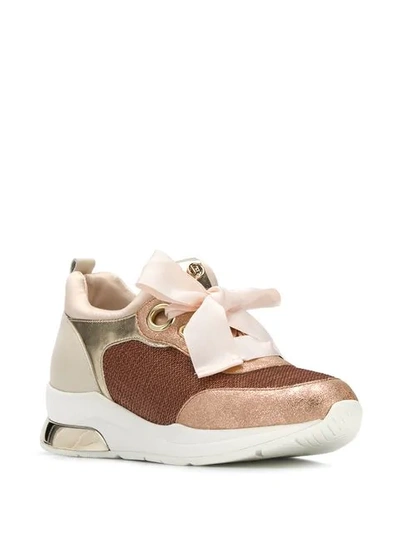 Shop Liu •jo Karlie Chunky Sneakers In Pink