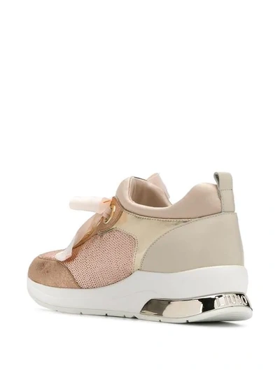 Shop Liu •jo Karlie Chunky Sneakers In Pink