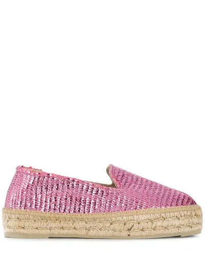 Shop Manebi Los Angeles Espadrilles In Pink