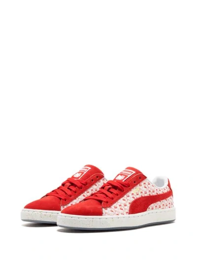 Shop Puma Suede Classic X Hello Kitty Sneakers In Red