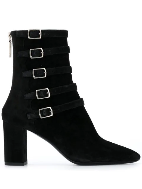 ankle boots with buckles