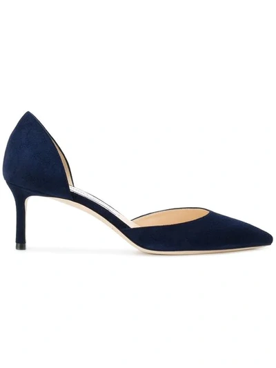 Shop Jimmy Choo Esther Pumps In Blue