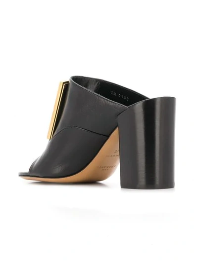 Shop Givenchy 4g Mules In Black