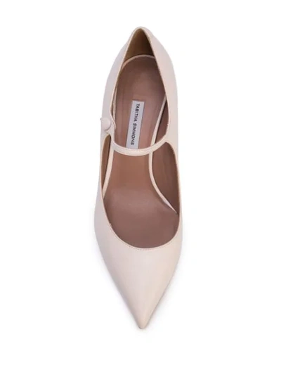 Shop Tabitha Simmons Hermione Pumps In White