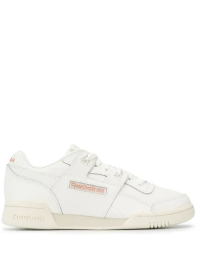 Shop Reebok Workout Lo Plus Sneakers In Bianco