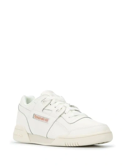 Shop Reebok Workout Lo Plus Sneakers In Bianco