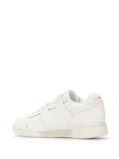 Shop Reebok Workout Lo Plus Sneakers In Bianco