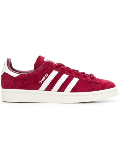 Shop Adidas Originals Adidas  Campus Sneakers - Red