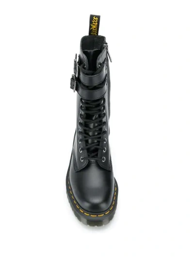 Shop Dr. Martens' Mid-calf Lace-up Boots In Black