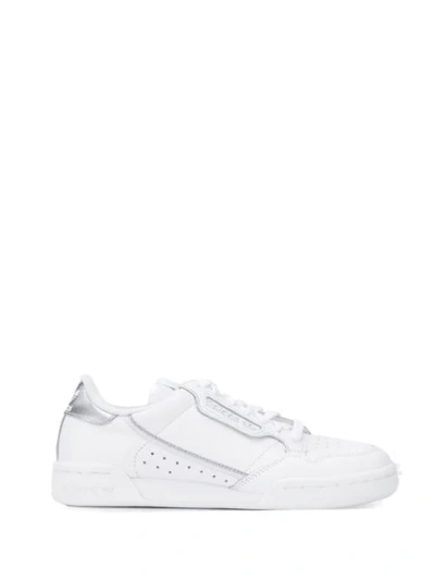 Adidas Originals Continental 80 White Leather Sneakers | ModeSens