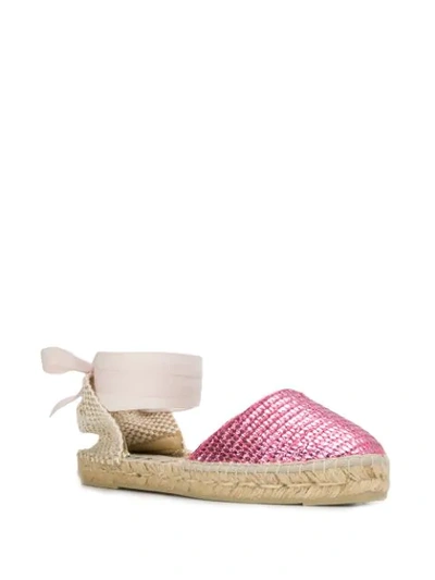 Shop Manebi Espadrille Sandals - Pink