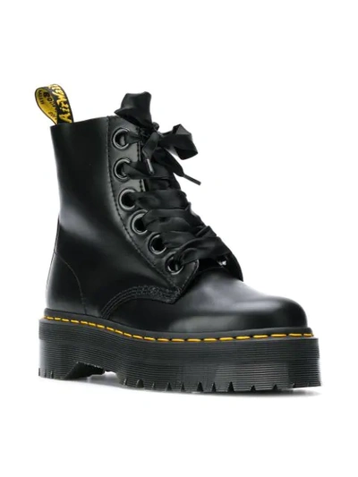 Shop Dr. Martens' Molly Buttero Boots In Black