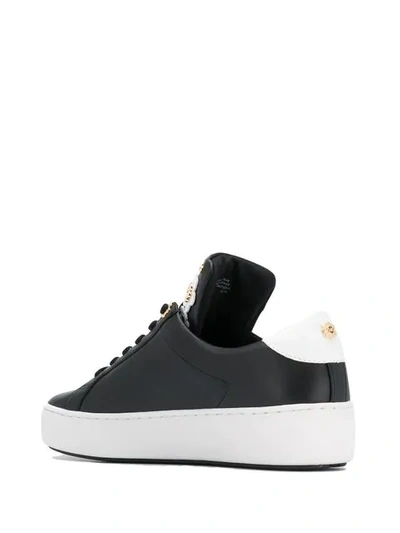 Shop Michael Michael Kors Classic Lo-top Sneakers In Black