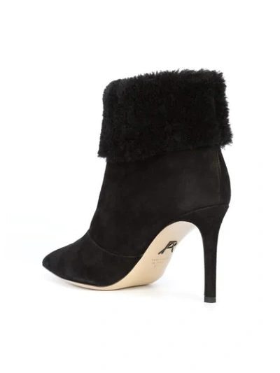 Shop Paul Andrew Pointed Toe Ankle Boots In Black