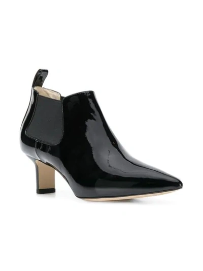 Shop Paul Andrew Pointed Stiletto Boots In Black