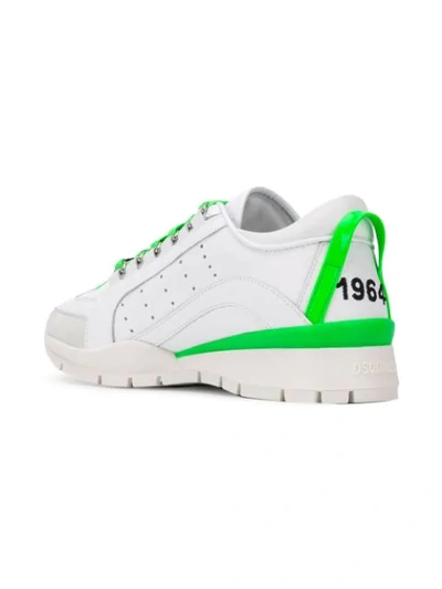 Shop Dsquared2 Chunky Low Top Trainers In White