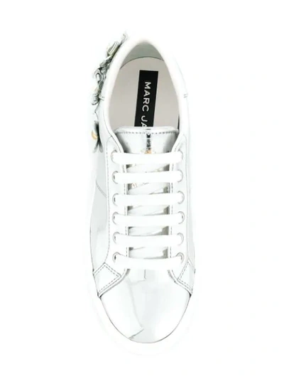 Shop Marc Jacobs Daisy Empire Sneakers - Metallic