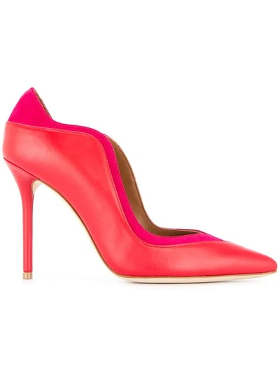 Shop Malone Souliers Penelope Pumps In Red