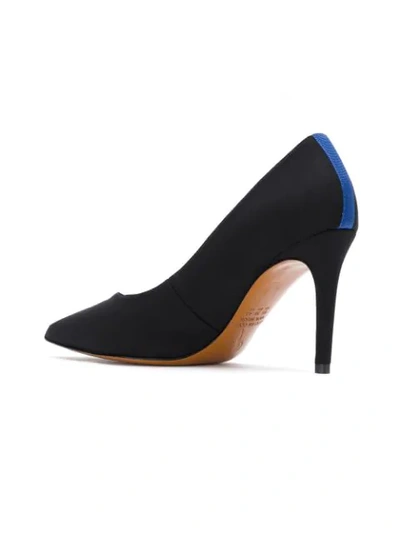 Shop Blue Bird Shoes Embroidered Pumps In Black