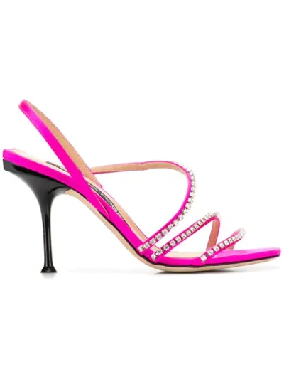 Shop Sergio Rossi Sr Milano Sandals In Pink