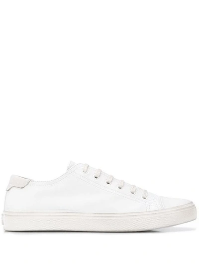 Shop Saint Laurent Basketball Sneakers In White